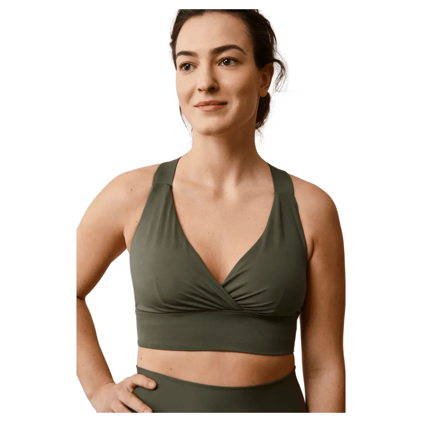 24/7 Flow Bra Pine Green