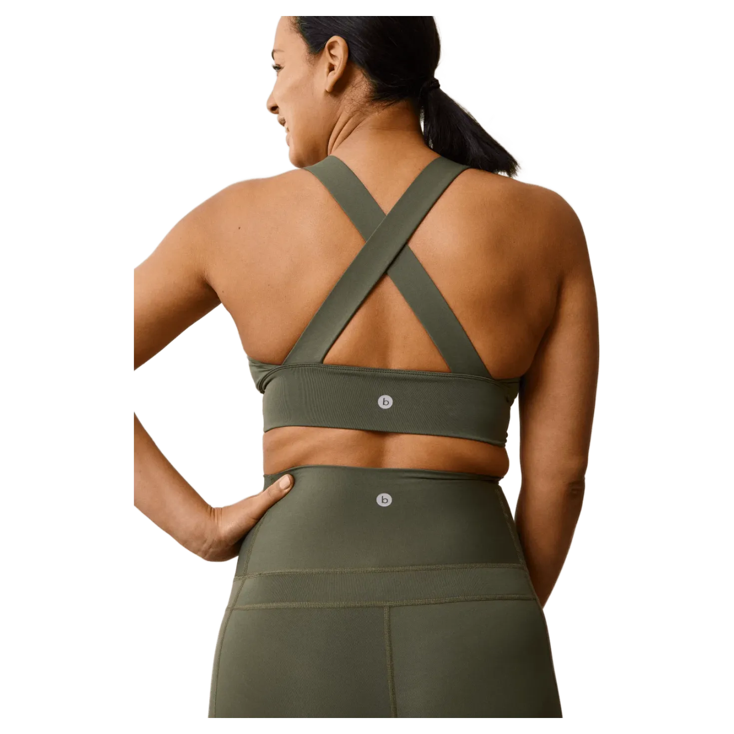 24/7 Flow Bra Pine Green