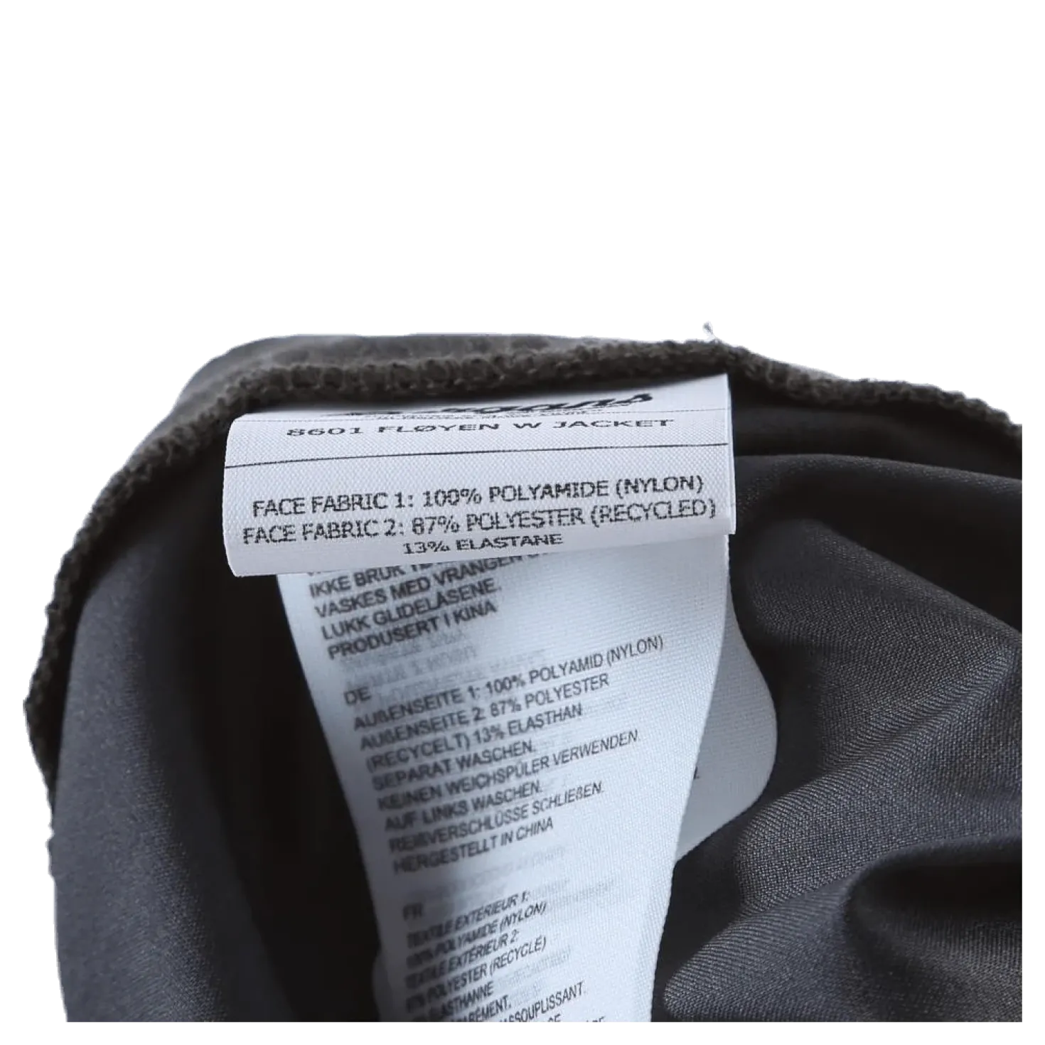 Fløyen Jacket Black/Grey
