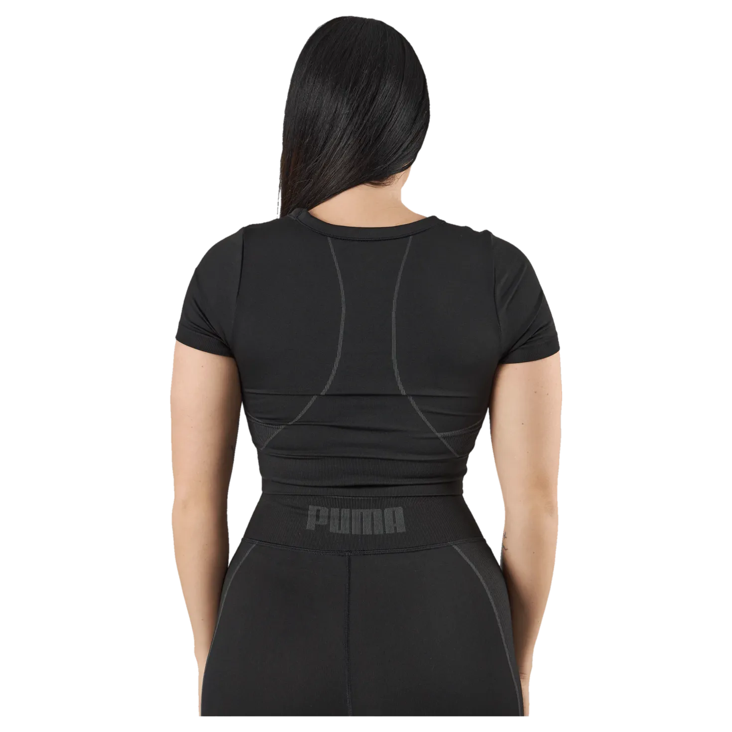 Formknit Seamless Baby Tee Puma Black-strong Gray