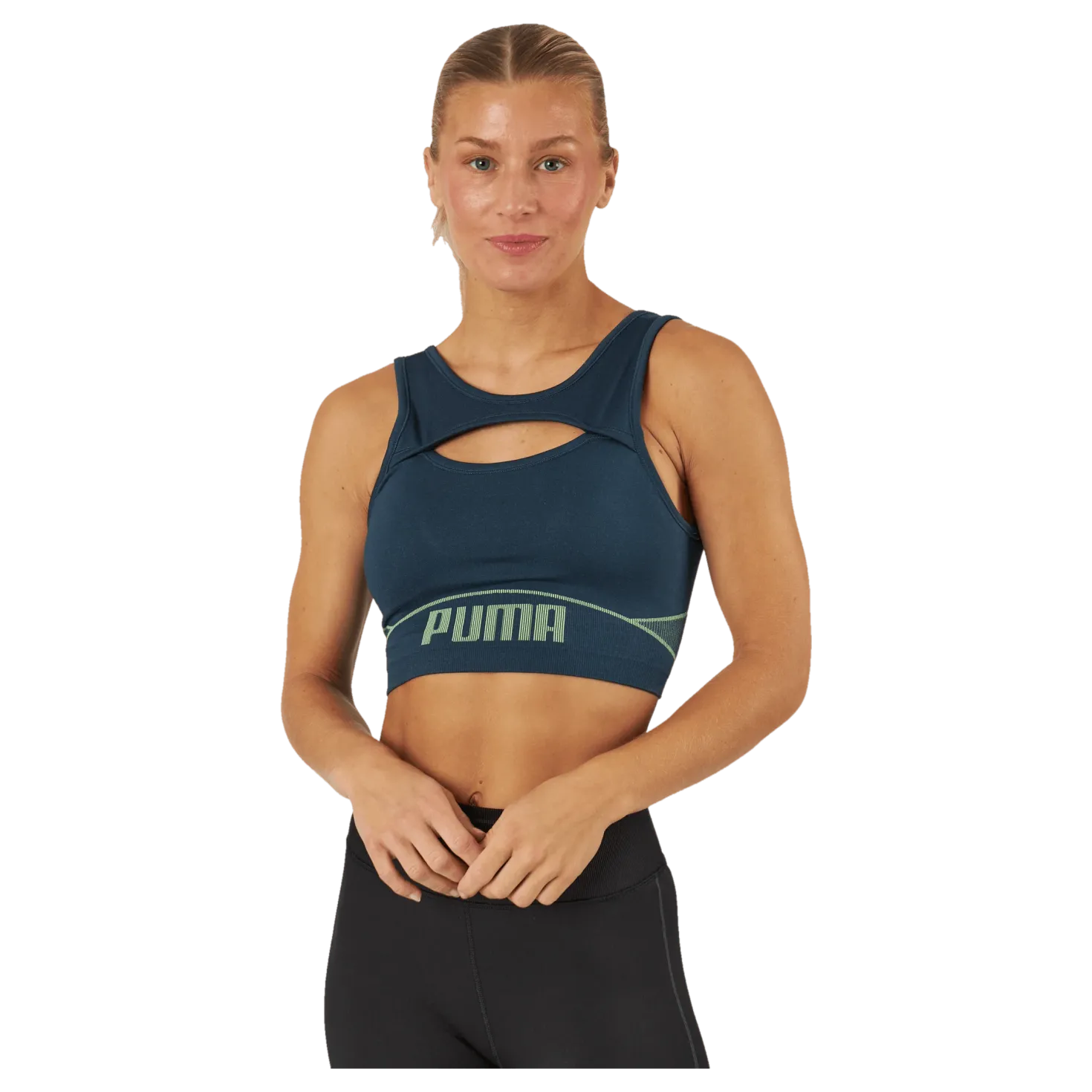 Formknit Seamless Fashion Bra Dark Night-fizzy Lime