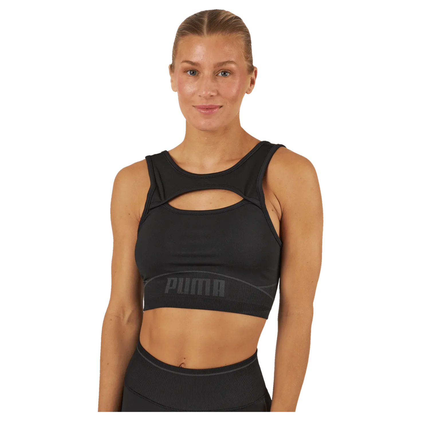 Formknit Seamless Fashion Bra Puma Black-strong Gray