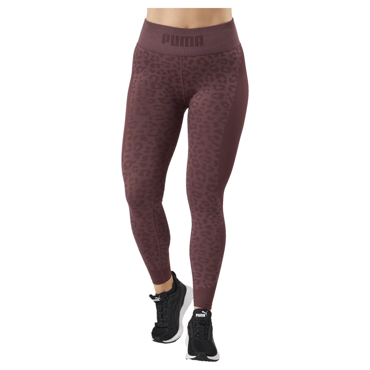 Formknit Seamless High Waist 7 Dusty Plum-leopard Print