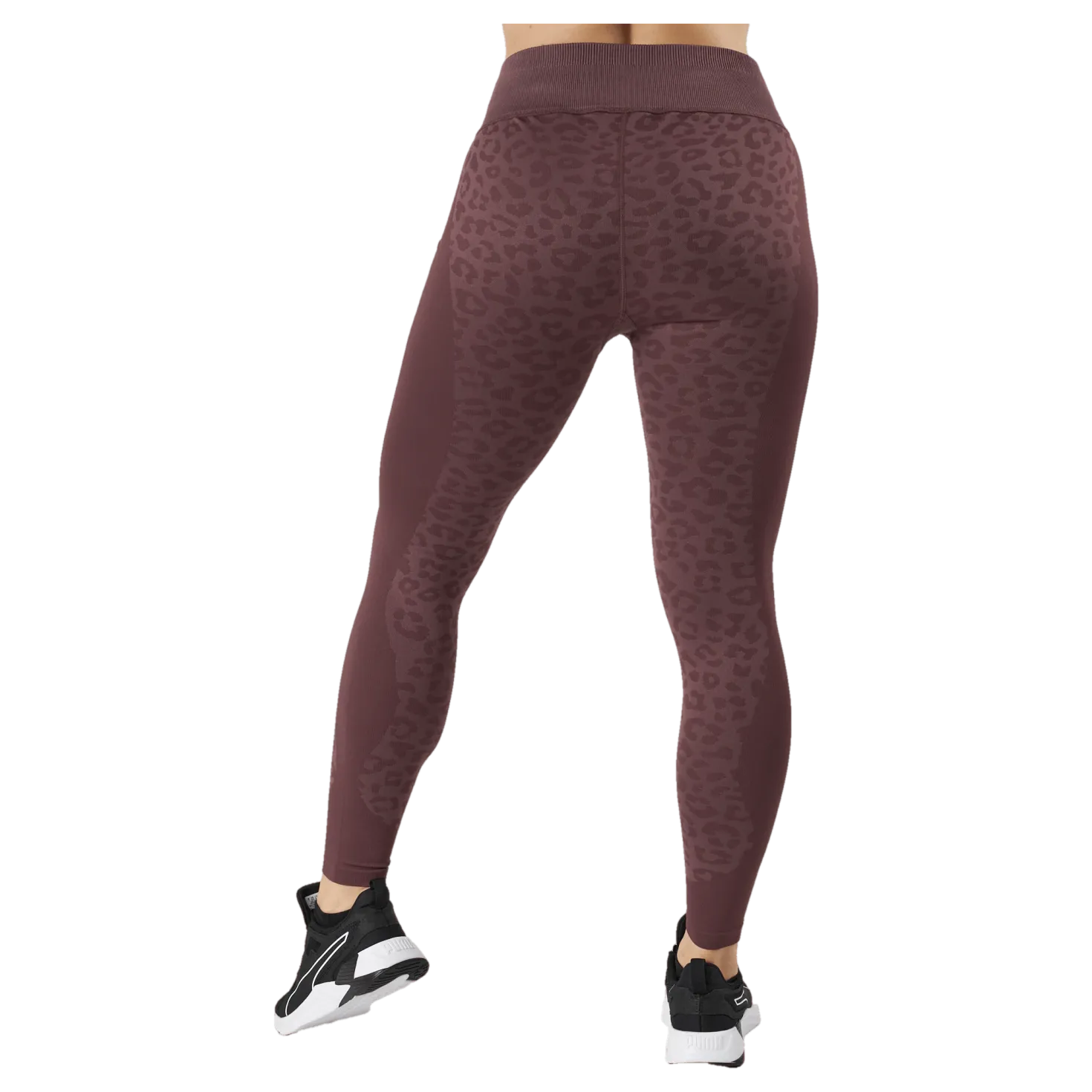Formknit Seamless High Waist 7 Dusty Plum-leopard Print