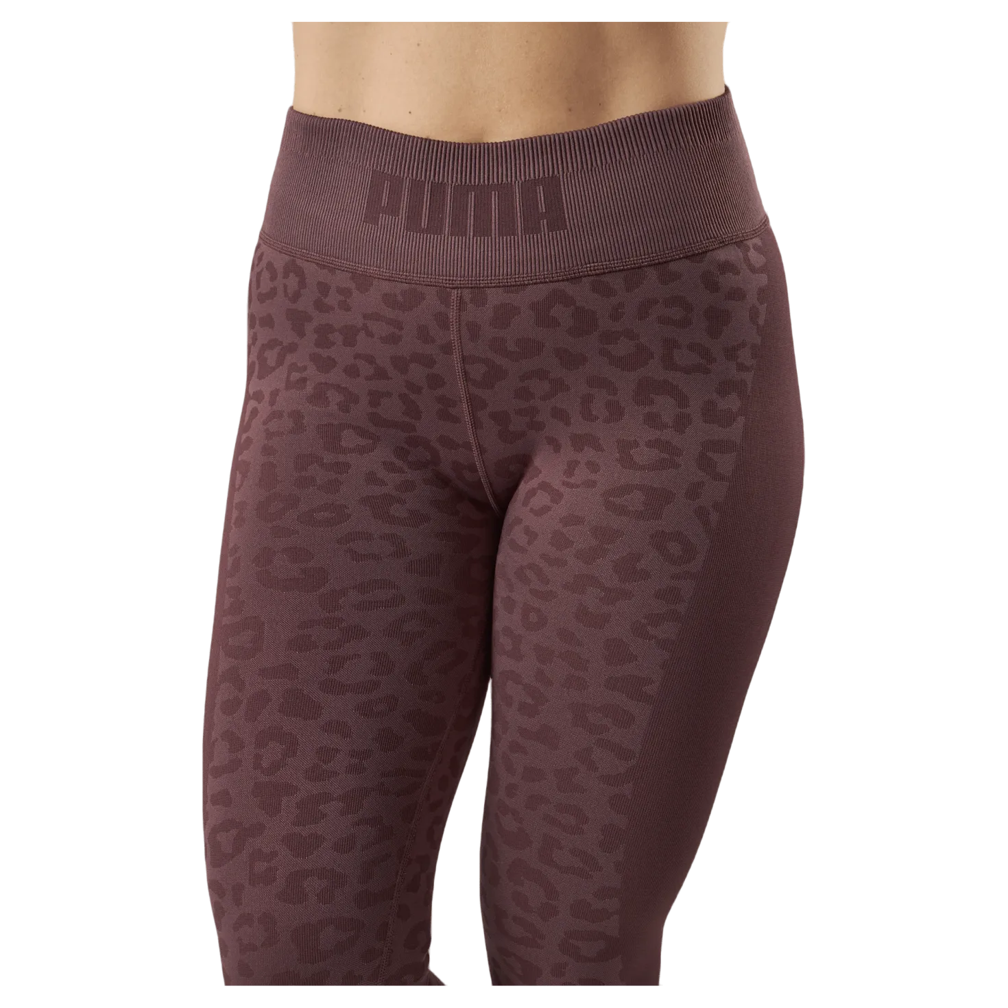 Formknit Seamless High Waist 7 Dusty Plum-leopard Print