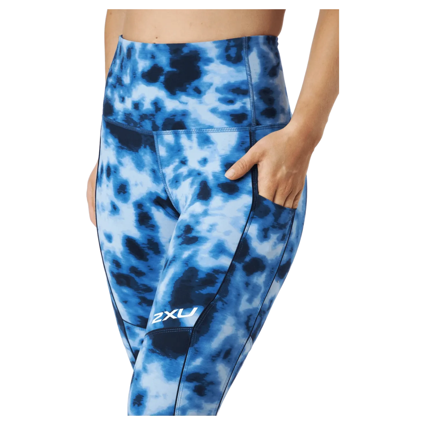 Form Pop Seam Hi-rise Compres Digital Dye/white