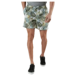 Free Jogger Shorts Print Green