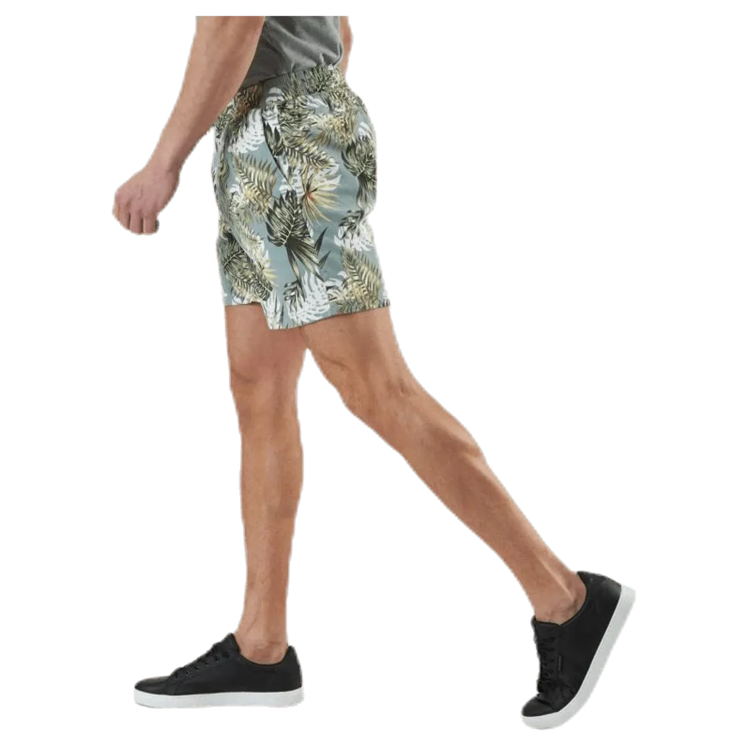 Free Jogger Shorts Print Green
