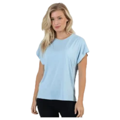 Free Life S/S O-Neck Top Jrs Blue