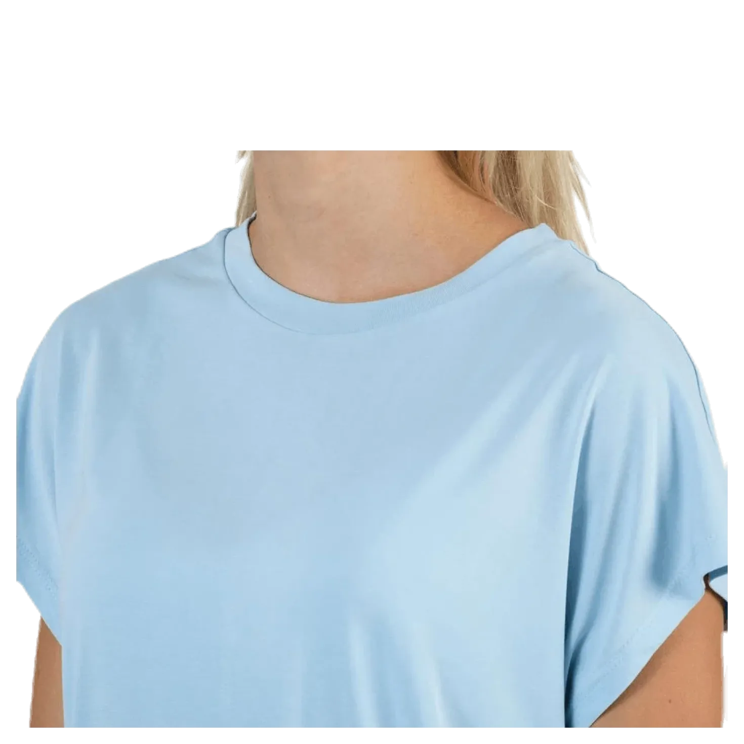 Free Life S/S O-Neck Top Jrs Blue