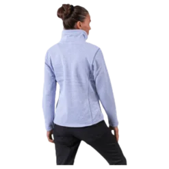 Freida Melange Fleece Jacket Purple