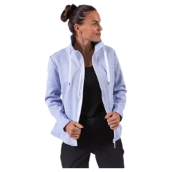 Freida Melange Fleece Jacket Purple