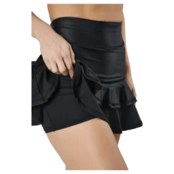 Frida Frill Skirt Black