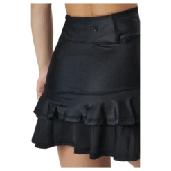 Frida Frill Skirt Black