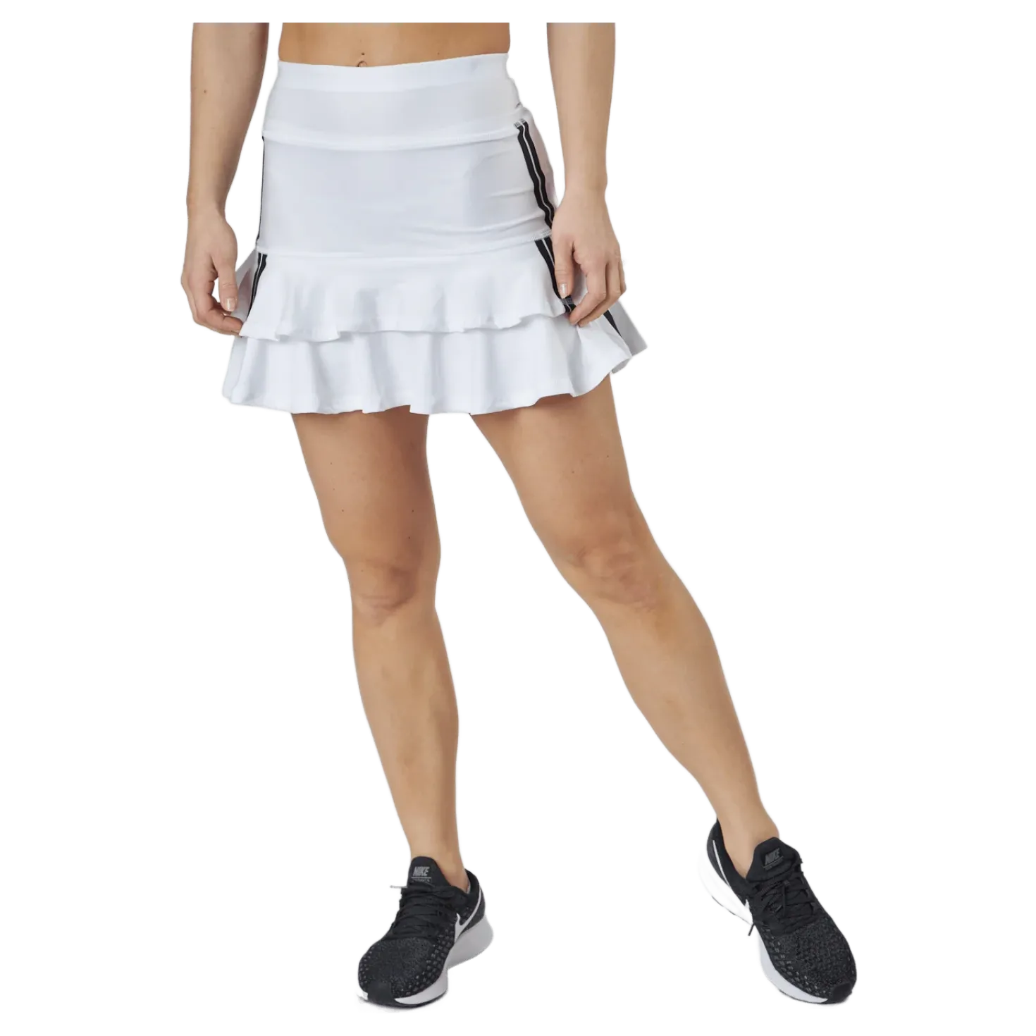 Frida Frill Skirt White