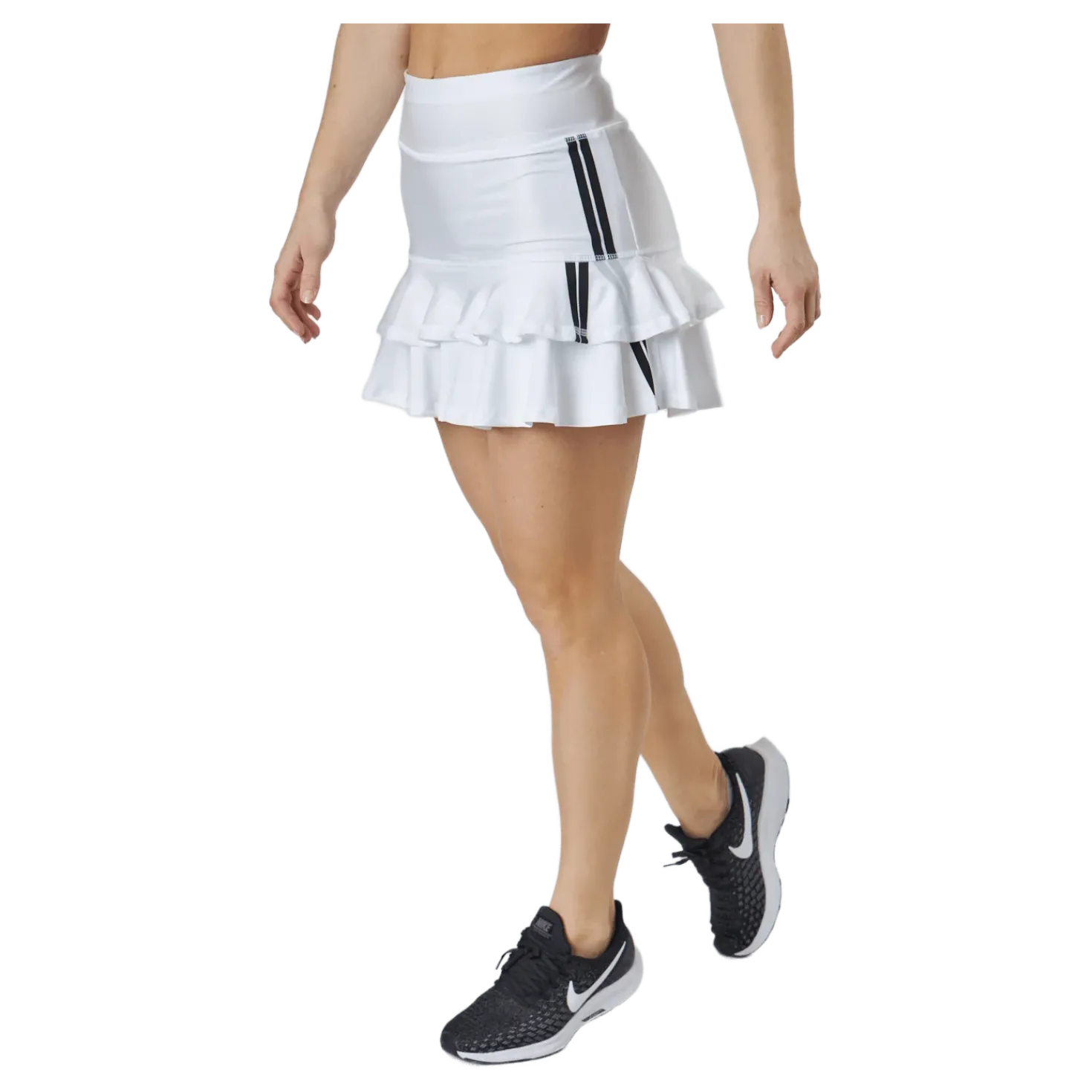 Frida Frill Skirt White