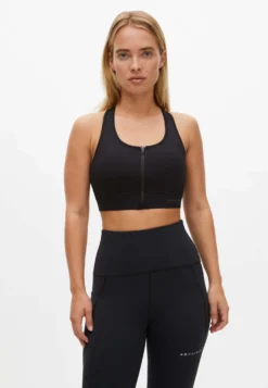 Front Zip Sportsbra Black