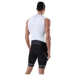 Fujin Tights Short Suspenders Bib White/Black