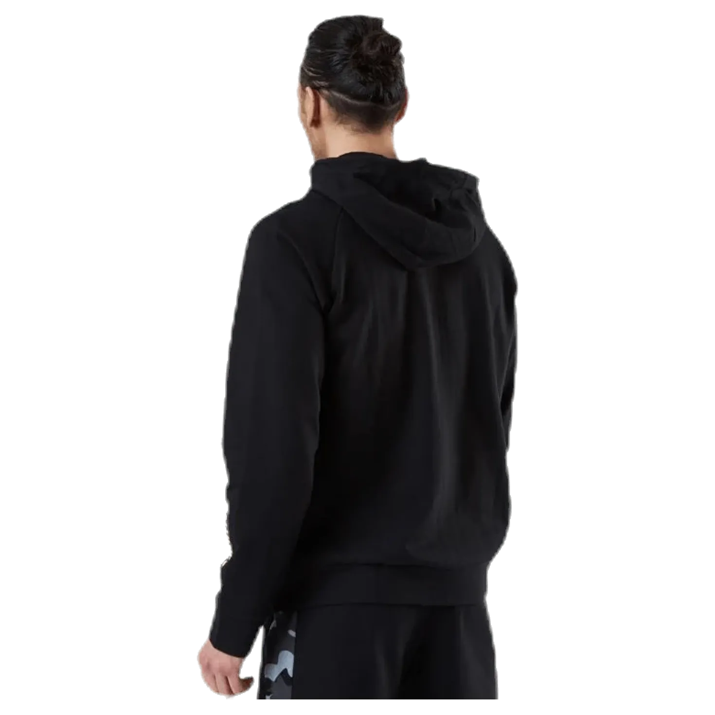Full Zip Hooded Jacket Patterned/Black