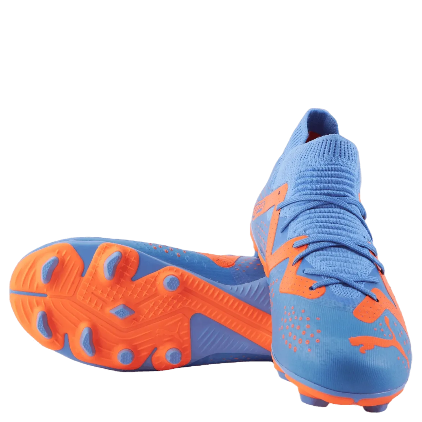Future Match Fg/ag Jr Blue Glimmer-puma White-ultra
