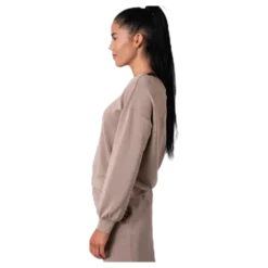 Gaia L/S V-Neck Top Swt White