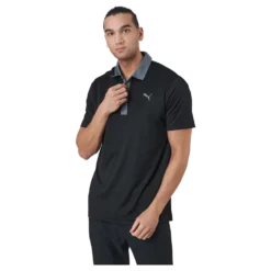 Gamer Polo Puma Black-quiet Shade