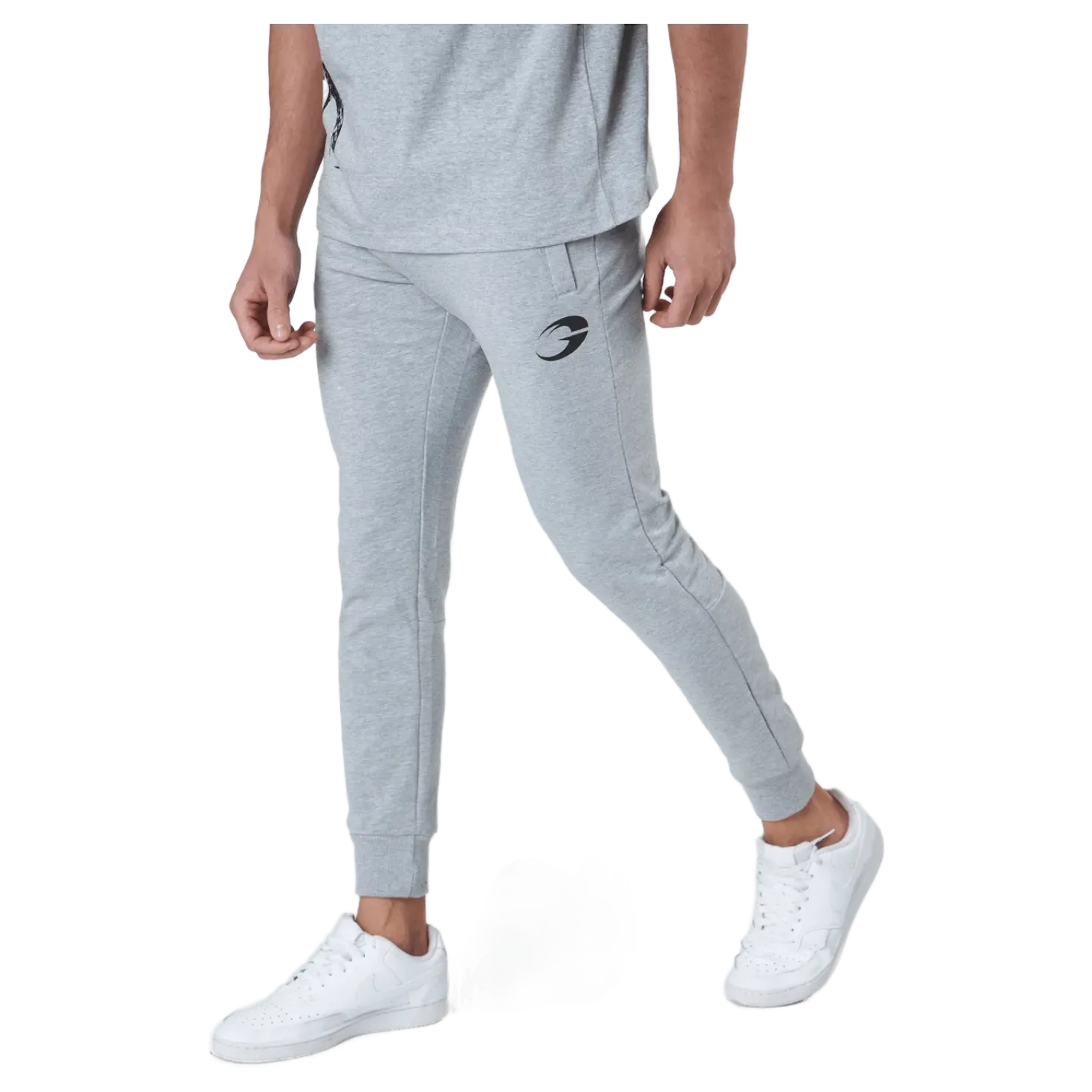 Gasp Tapered Joggers Light Grey Melange