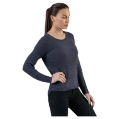Geena Xo L/S Pullover Knt Blue