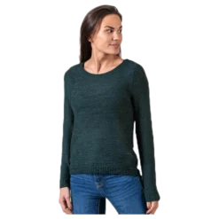 Geena Xo L/S Pullover Knt Green