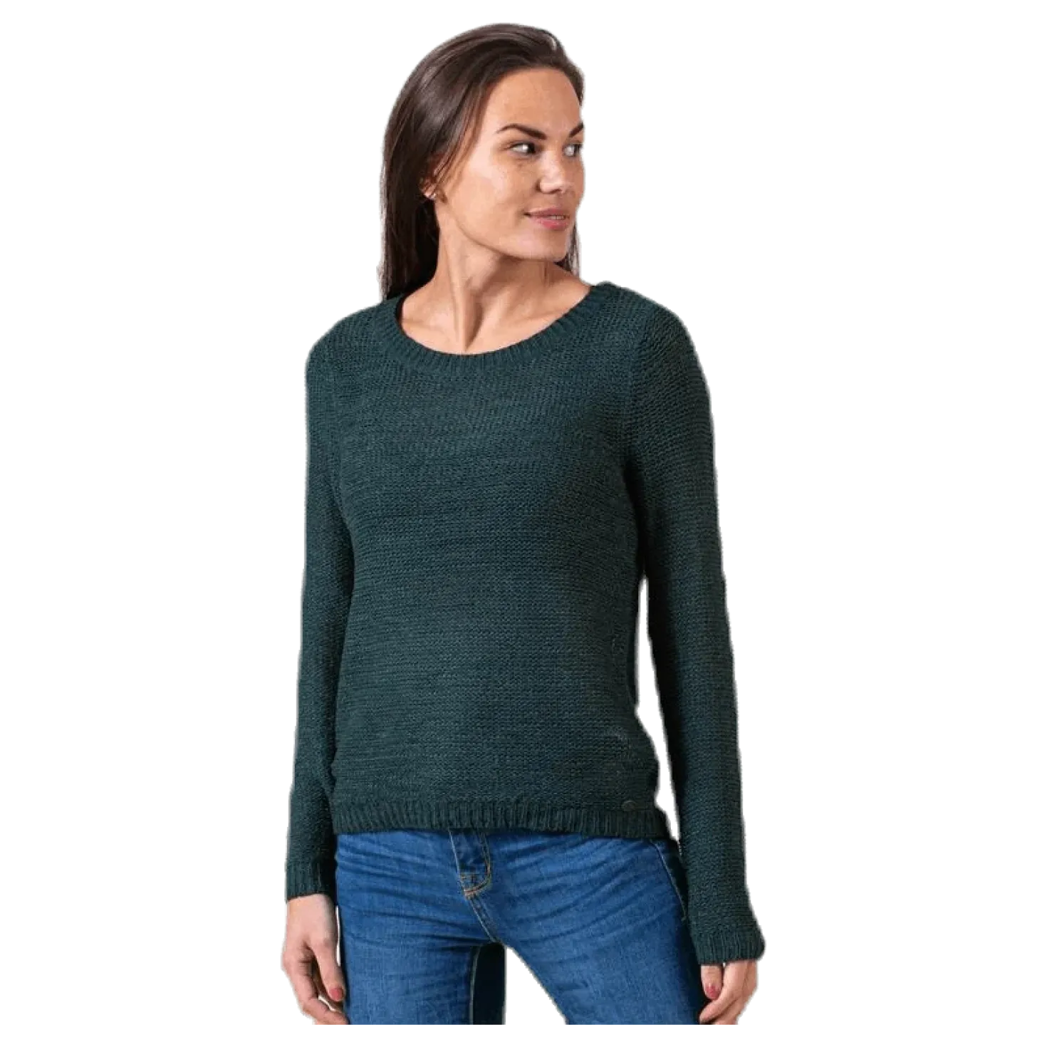 Geena Xo L/S Pullover Knt Green