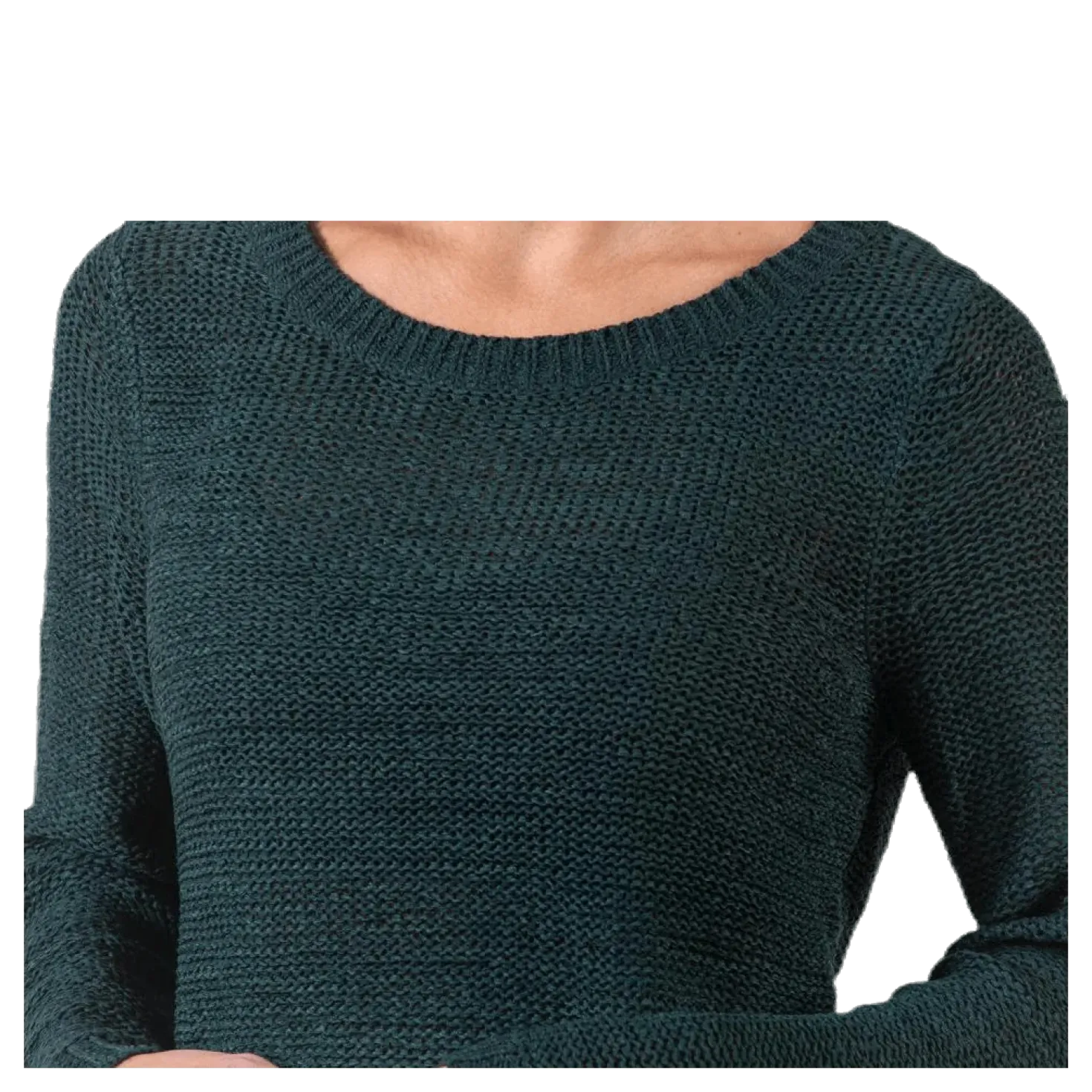 Geena Xo L/S Pullover Knt Green