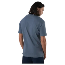 Geo Box Fit Ss Tee Blue
