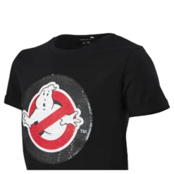 Ghostbusters Lue Ss Top Black