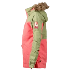 Girls Aubrey Parka Jacket Orange