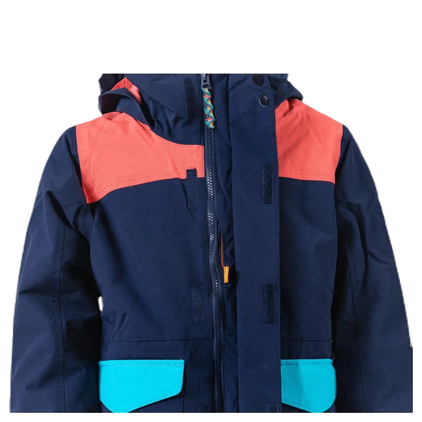 Girls Echo Jackets Blue/Orange