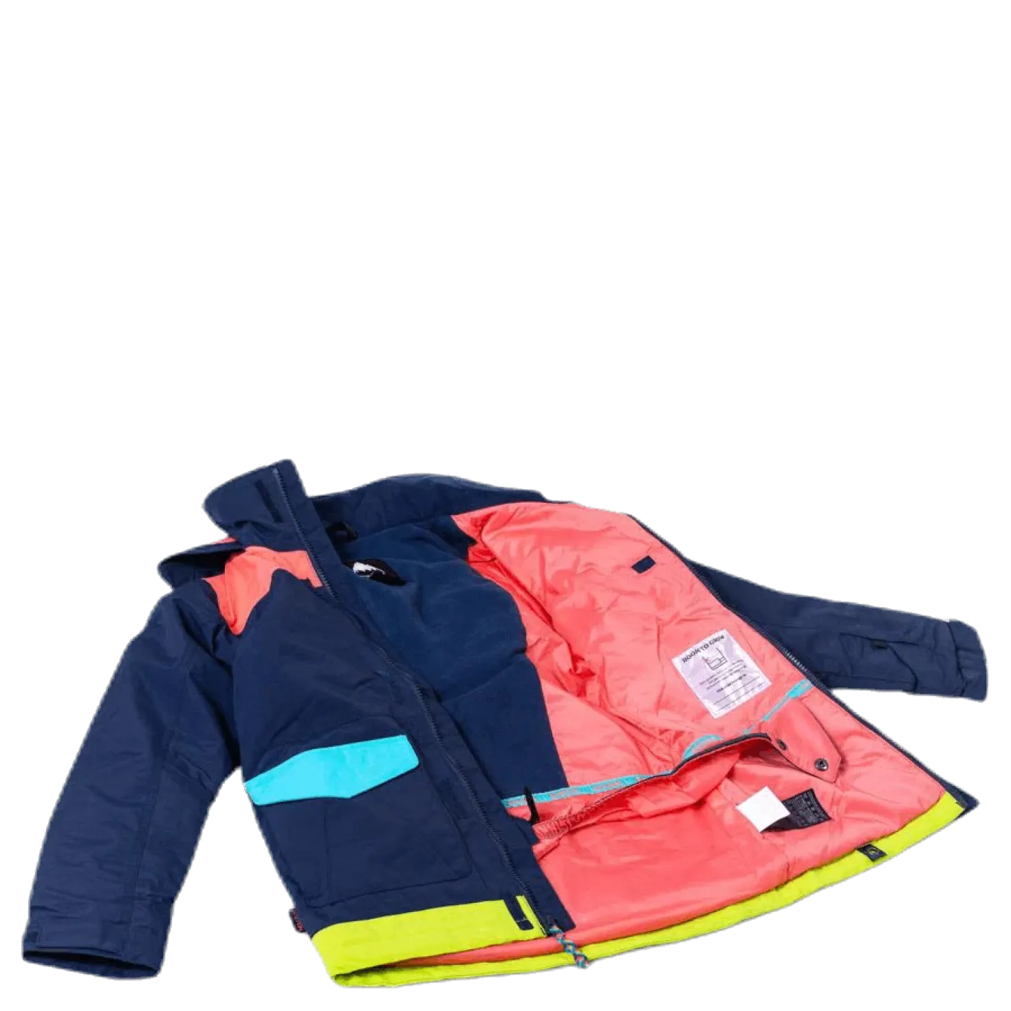 Girls Echo Jackets Blue/Orange