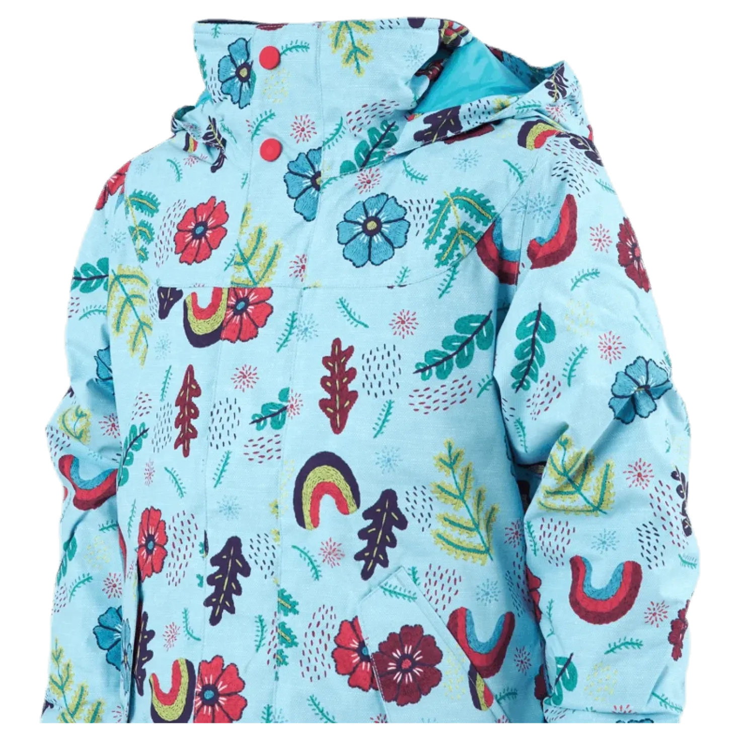 Girls Elodie Jacket Blue/Patterned