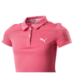 Girls Essential Polo Pink