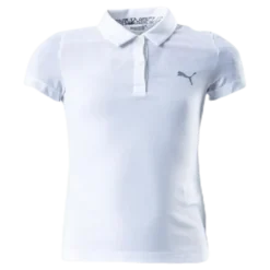 Girls Essential Polo White