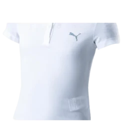 Girls Essential Polo White