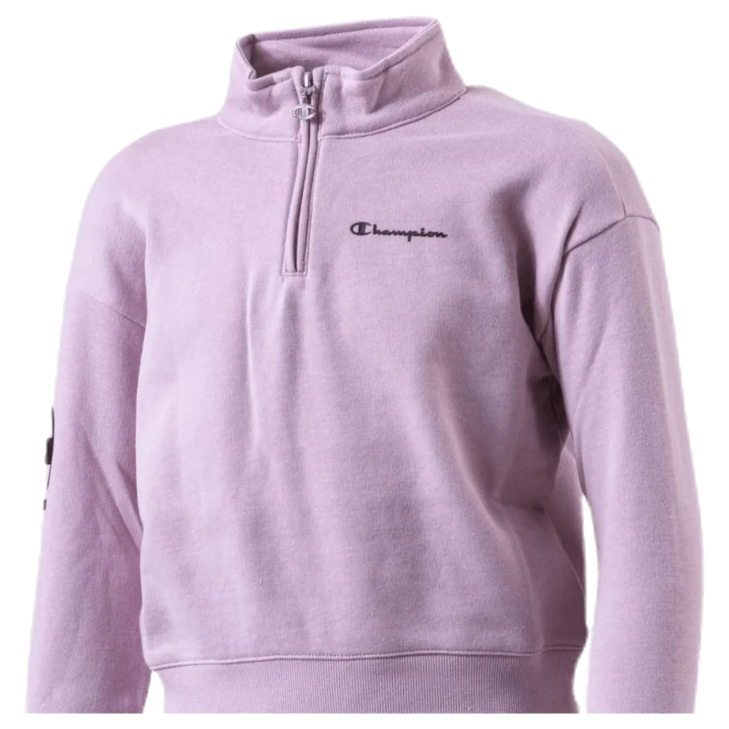 Girls Half Zip Sweatshirt Pink