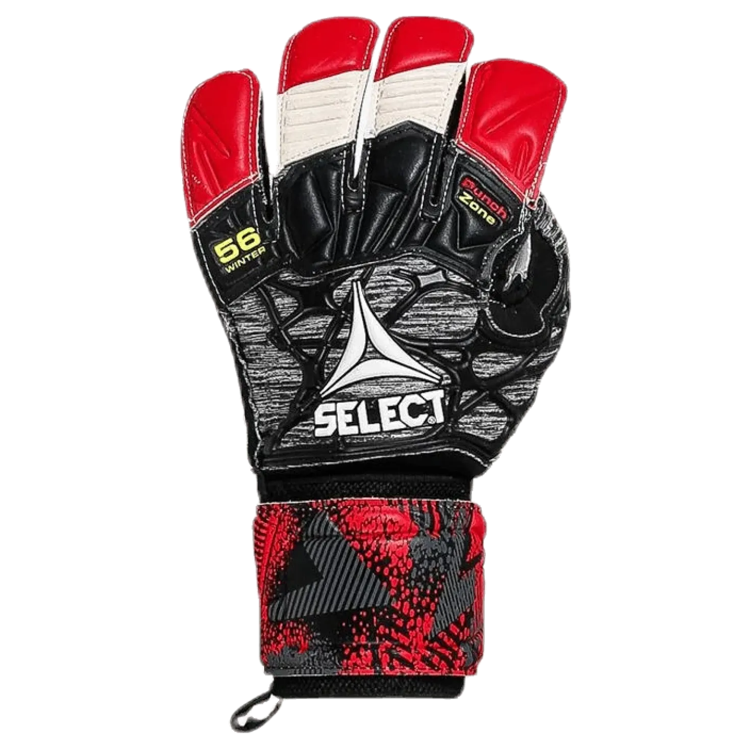 GK Gloves 56 Winther Flat Cut Grey/Red