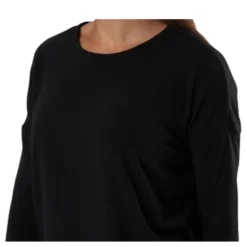 Glamour 3/4 Top Jrs Black