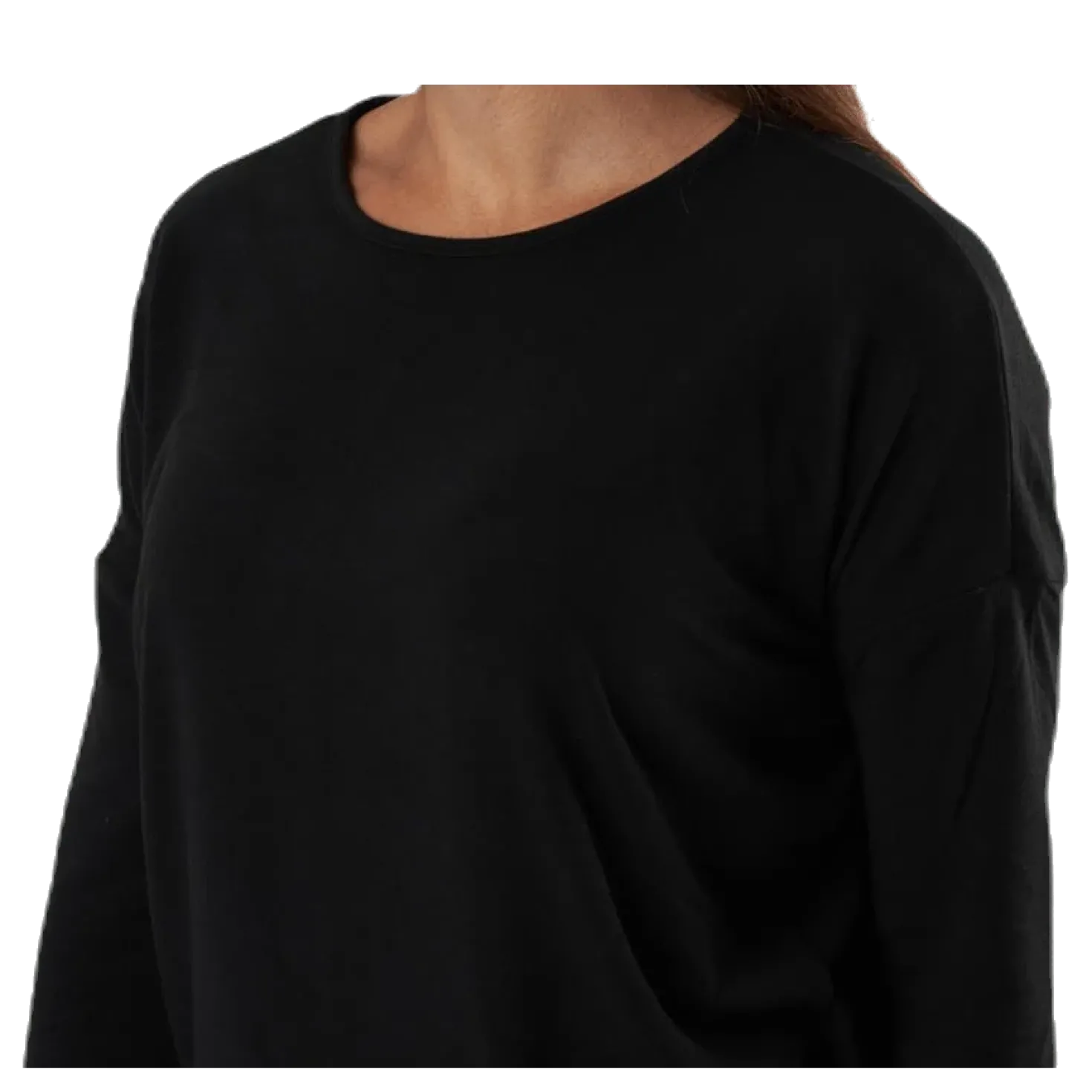 Glamour 3/4 Top Jrs Black