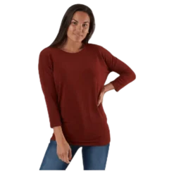 Glamour 3/4 Top Jrs Red