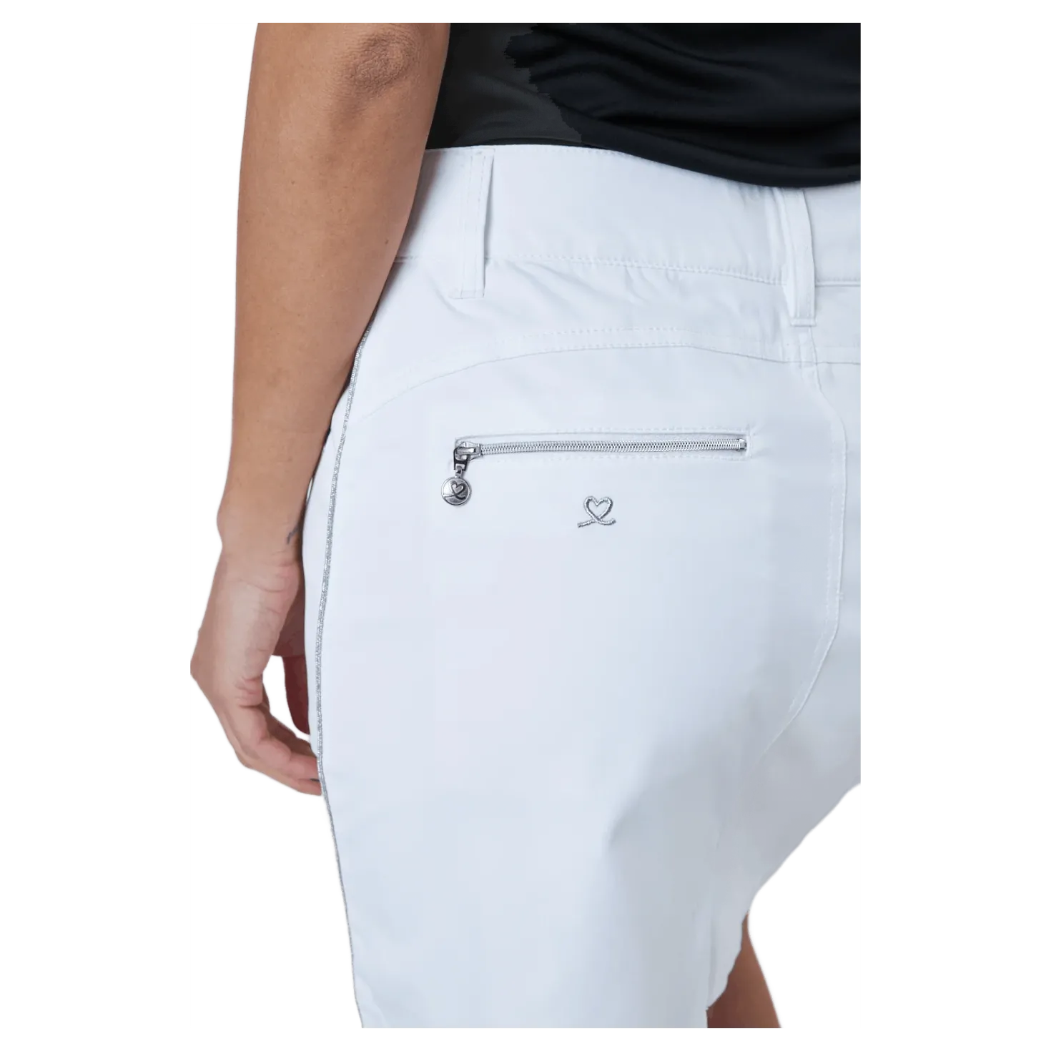 Glam Skort 45 Cm White