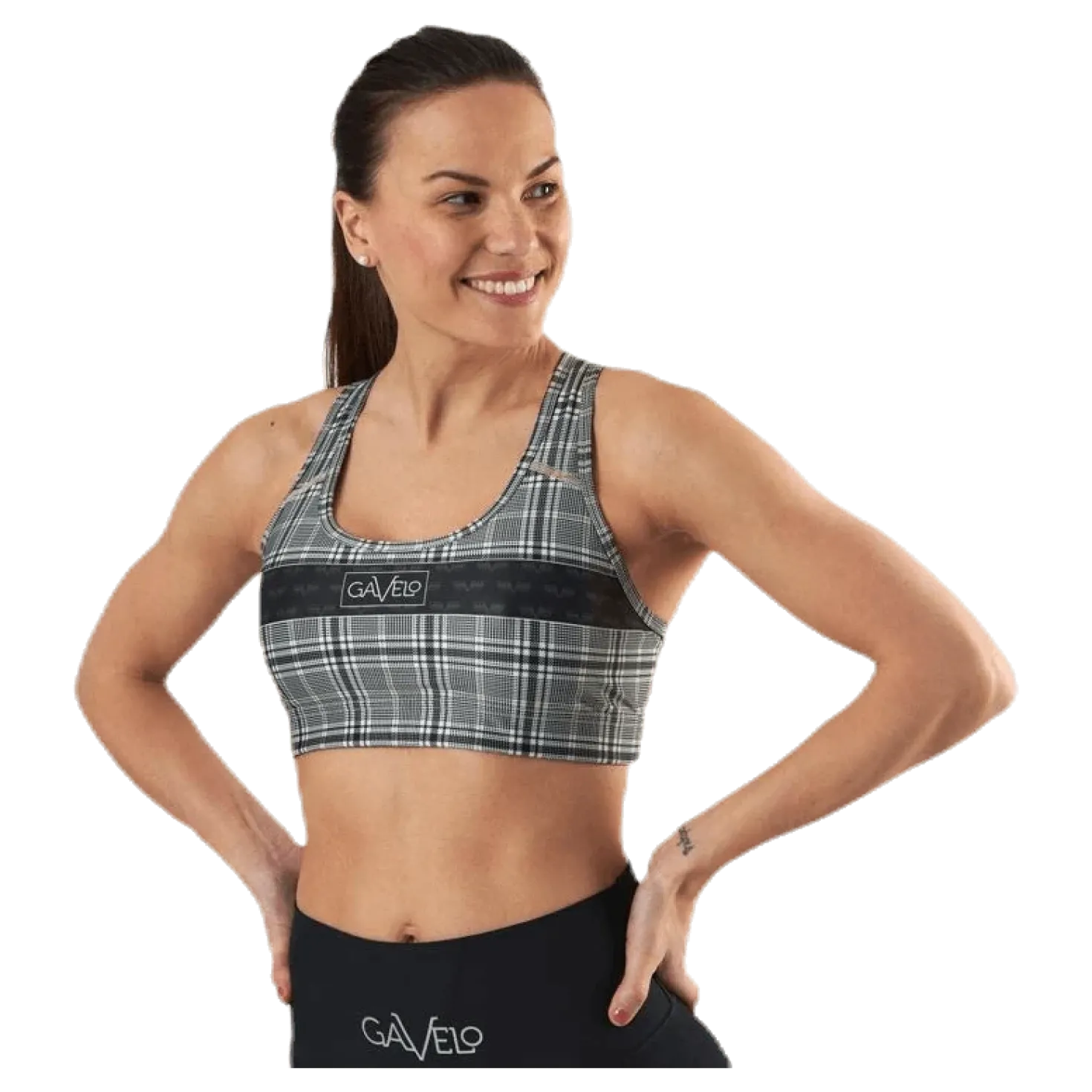 GLNCHCK 3 Sports Bra Black/Beige