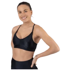 Gloss Bra Top Black
