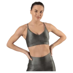 Gloss Bra Top Green