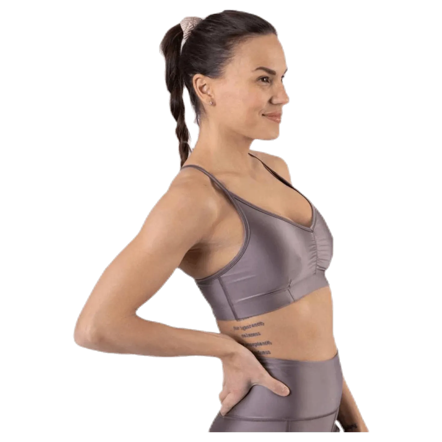 Gloss Bra Top Purple